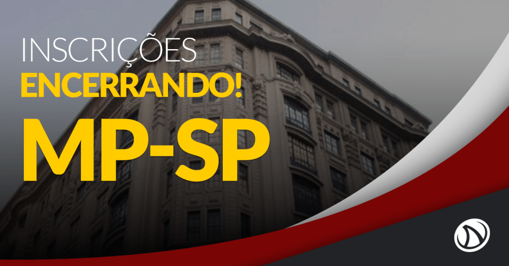 Concurso MP-SP Analista Técnico Científico: Inscrições encerram nesta sexta!