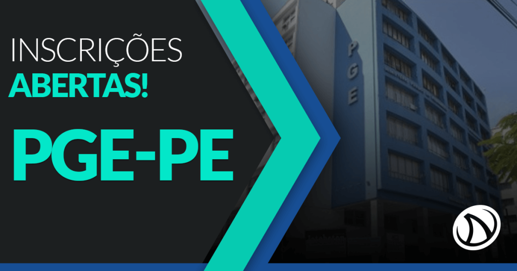 Concurso PGE-PE: Inscrições estão abertas!
