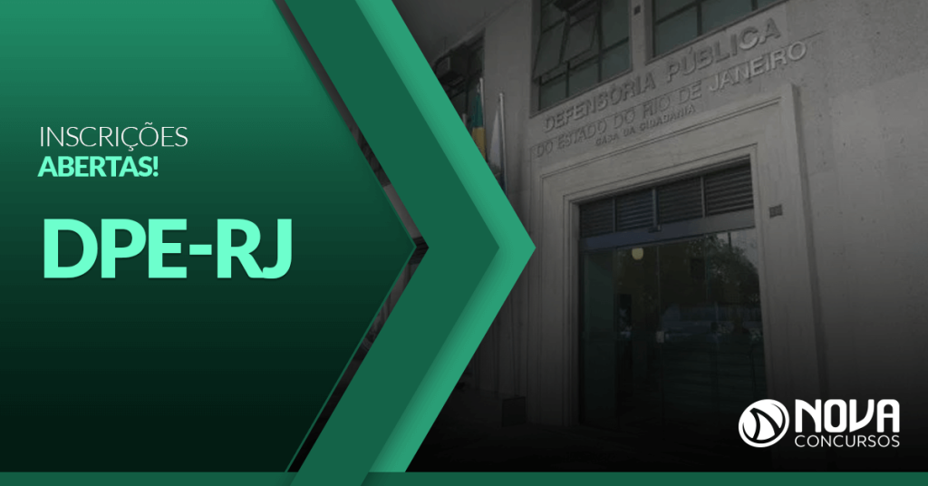Concurso DPE-RJ: Inscrições abertas!