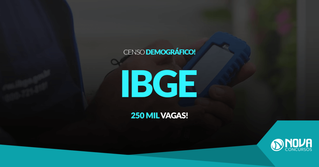 Concurso IBGE Temporários: Orçamento traz verba reservada para Censo Demográfico!