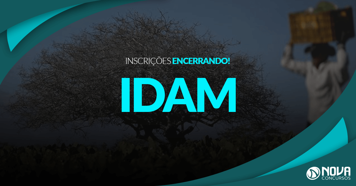 Concurso Idam: Últimas horas para se inscrever!