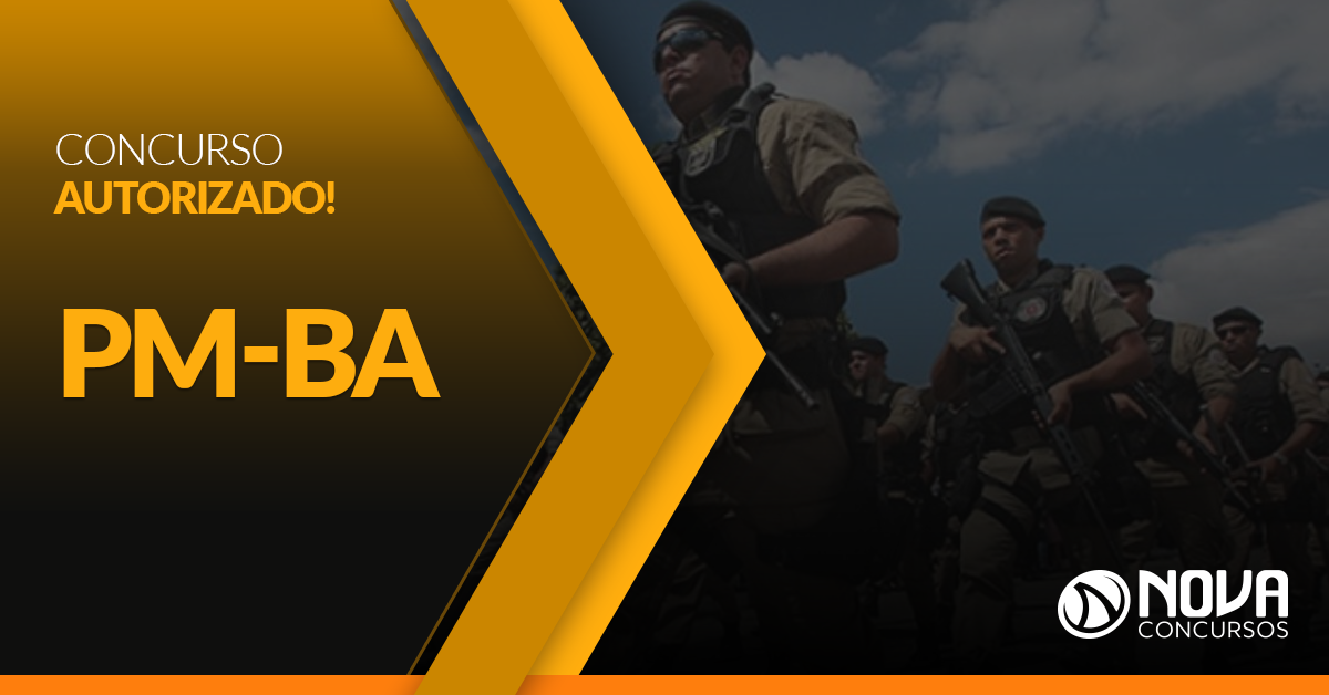 Concurso PM-BA para Soldados é anunciado!