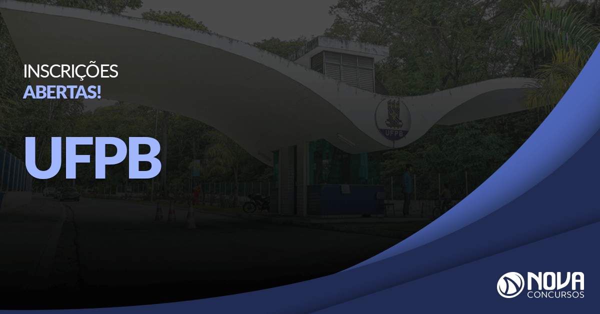 Concurso UFPB: Inscrições estão abertas!