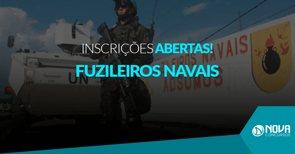 Concurso Fuzileiros Navais: Inscrições abertas!
