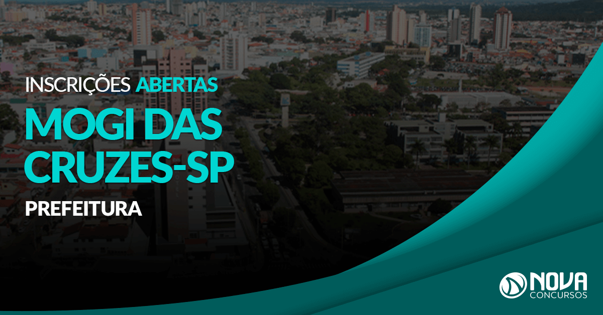 Concurso Prefeitura de Mogi das Cruzes – SP: Inscrições estão abertas!