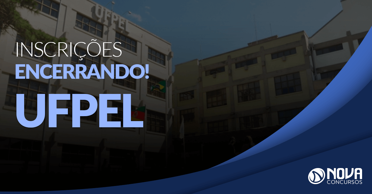 Concurso UFPEL: Inscrições encerrando!