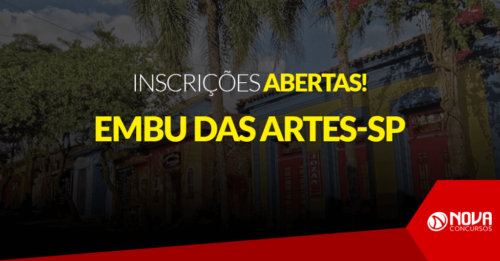 Concurso Prefeitura de Embu das Artes – SP: Inscrições abertas!
