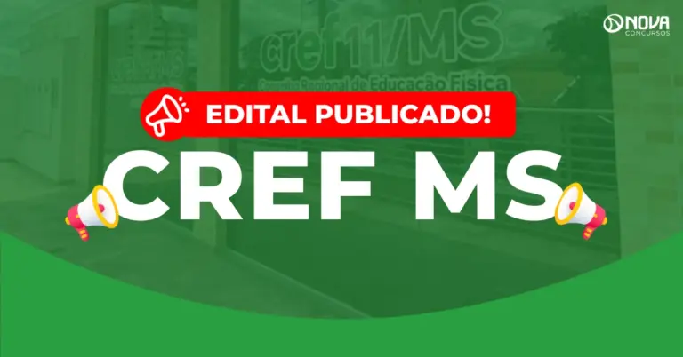 Concurso CREF MS: Edital publicado! Iniciais de R$6 mil!