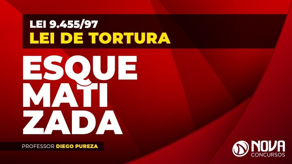 Lei Esquematizada 9.455/1997 – Lei de Tortura