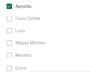 Materiais usados por Luiz, aprovado no Concurso AGEPEN-MG