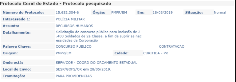 Concurso PMPR: EDITAL publicado neste semestre! 1 Nova-PMPR