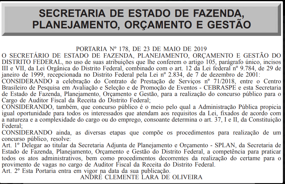 Concurso SEFAZ-DF: Aumento no número de vagas adia edital! 1 Nova-SEFAZ-DF