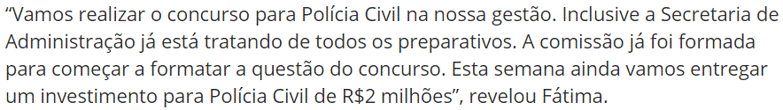 Concurso PC RN: Governadora confirma realização do certame! 1 PC RN
