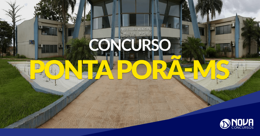 Concurso Prefeitura de Ponta Porã – MS: Saiu o resultado do pedido de isenção da taxa!