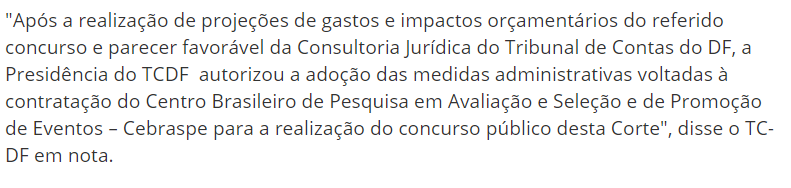 Concurso TCDF: 19 movimentações no certame em um só dia! 3 Capturar 8