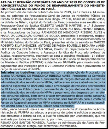Concurso MP PA: Conselho de Administração debate sobre certame! 1 image15