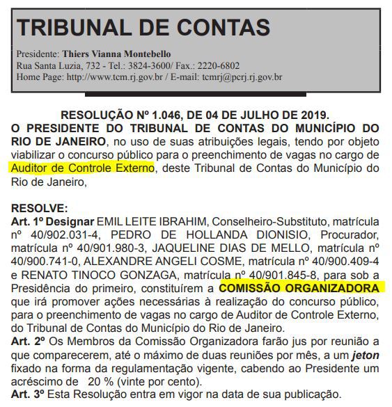Concurso TCM RJ: Edital para Auditor é previsto para 2020! 1 tcm rj.JPG min