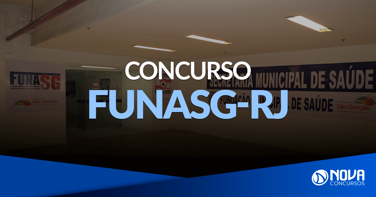 Concurso Funasg RJ: Banca é contratada!