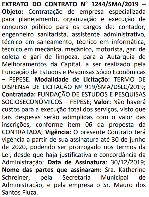 Concurso Comcap-SC: Banca organizadora assina contrato, edital em breve! 1 Comcap SC