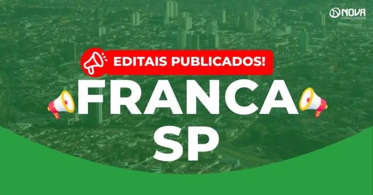 Concurso Franca SP: Editais publicados para vários níveis!