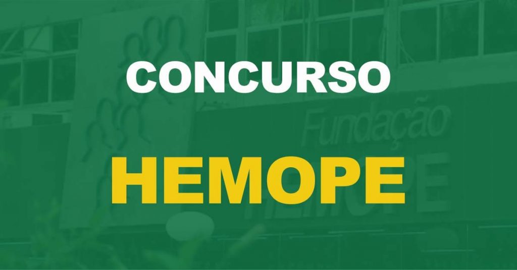 Concurso Hemope: Edital publicado para níveis médio e superior!