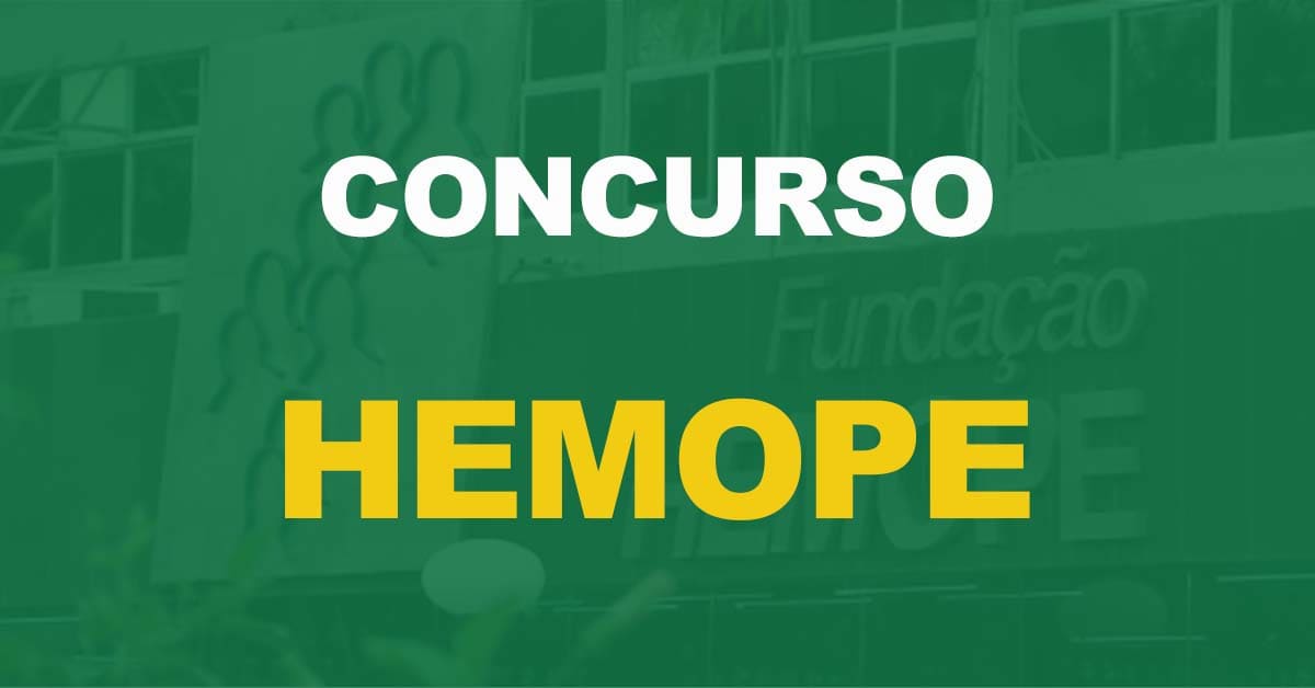 Concurso Hemope: Edital publicado para níveis médio e superior!