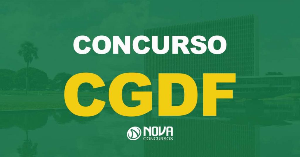 Concurso CGDF: Está confirmado e terá etapas até 2022, diz secretário!