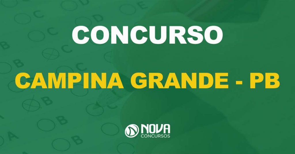 Concurso Prefeitura de Campina Grande – PB: Edital é publicado!