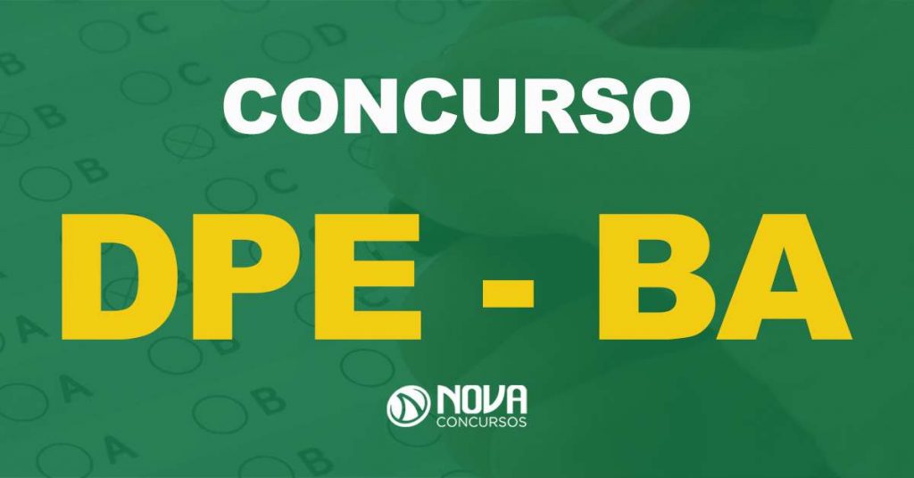 Concurso DPE BA: Edital publicado para Defensor!