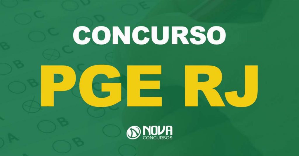 Concurso PGE RJ: Edital está previsto para dezembro!