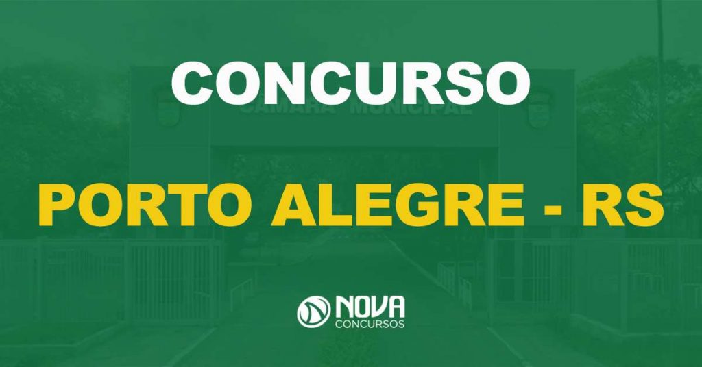 Concurso Câmara Porto Alegre RS: Edital publicado. Salário de até R$ 13,9 mil!