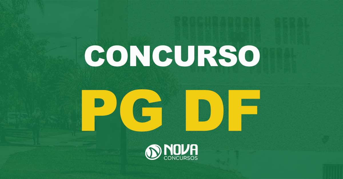 Concurso PG DF: Edital publicado. 65 vagas. Prova dia 05/06!