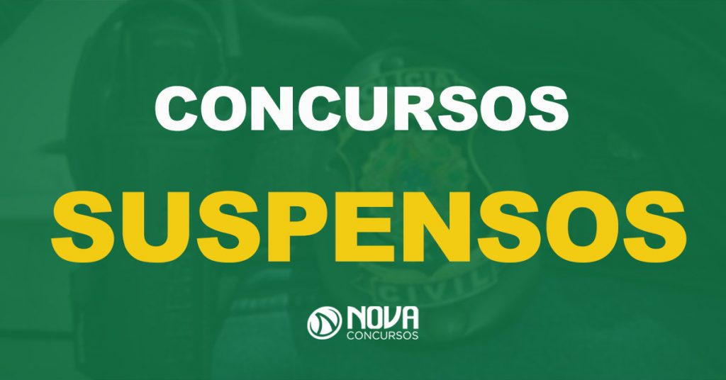 Confira os principais concursos com provas suspensas!