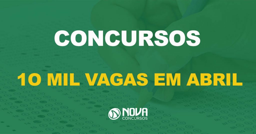 Concursos públicos tem mais de 10 mil vagas abertas, confira!