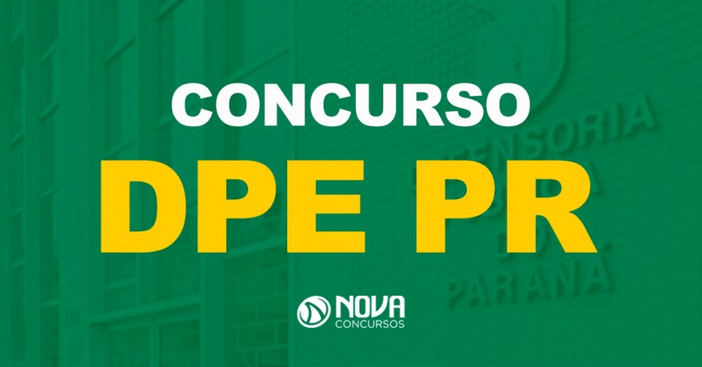 Concurso DPE PR: Comissão trabalha na escolha da banca!