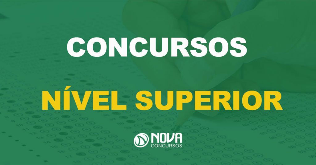 7 concursos com editais abertos para Nível Superior!