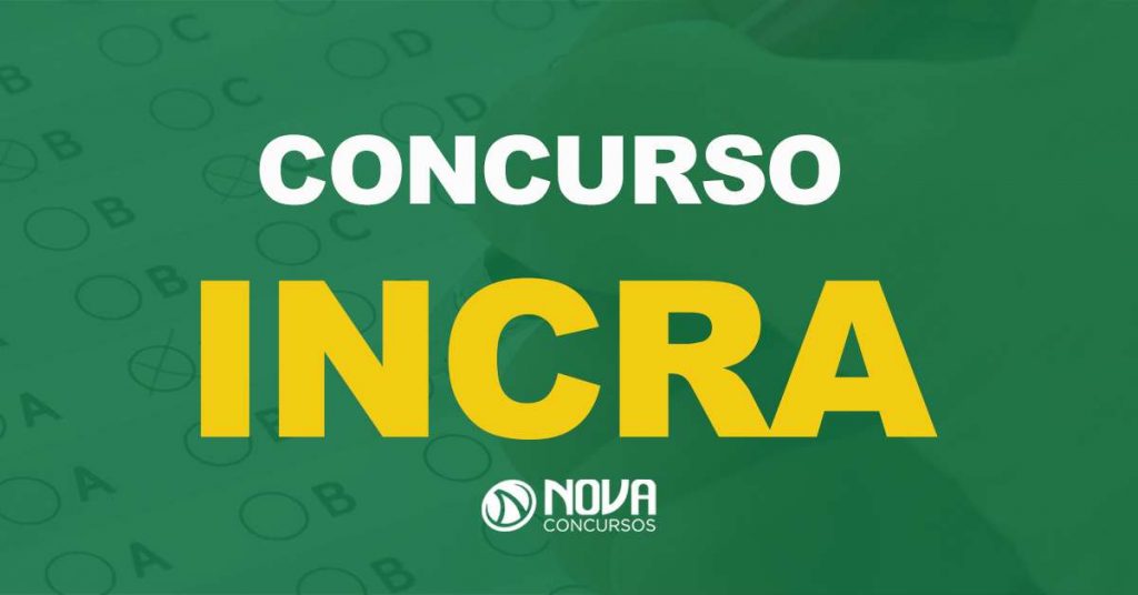 Concurso Incra: Novo certame com 1.259 vagas, determina TCU!