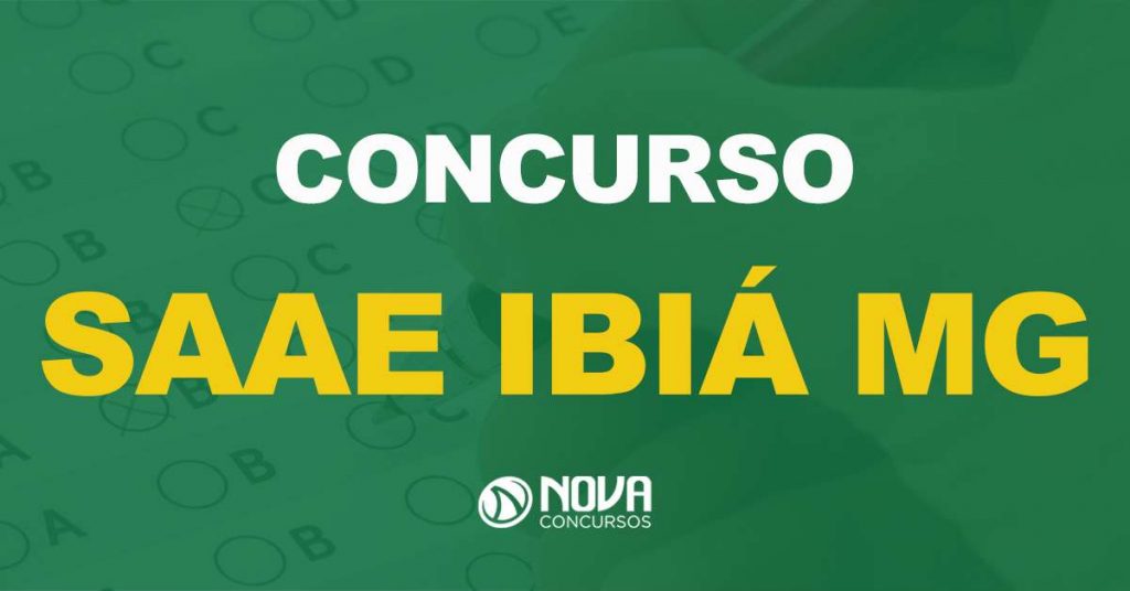 Concurso SAAE Ibiá – MG: Edital publicado para níveis fundamental e médio!