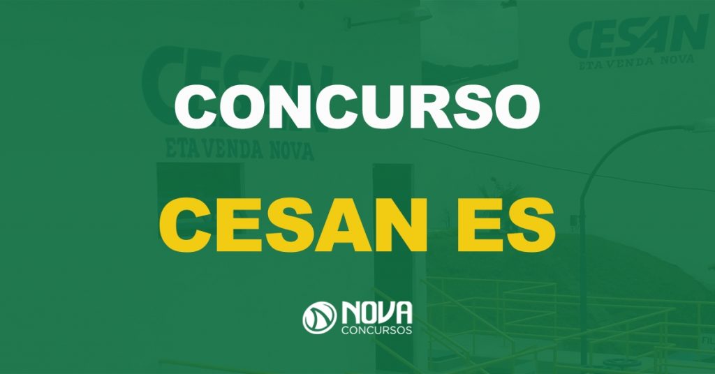 Concurso Cesan ES: Tem contrato com banca suspenso!