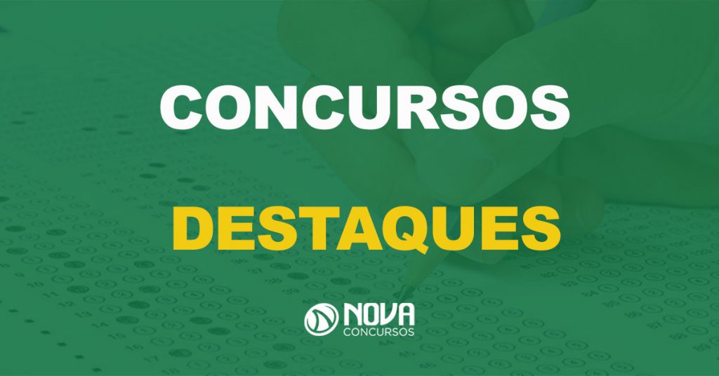 Concursos TJ SP, Sefa PA e mais, confira os destaques da semana!