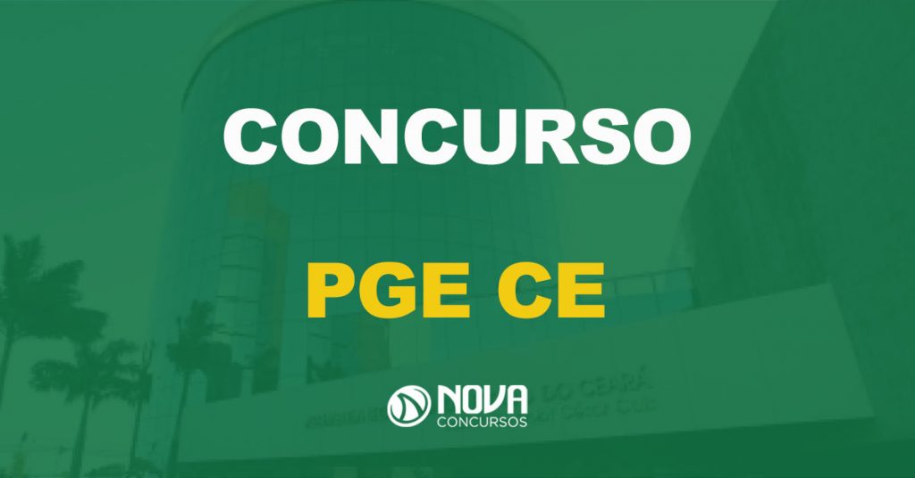 Concurso PGE CE: Novo edital já pode ser publicado, diz governador!