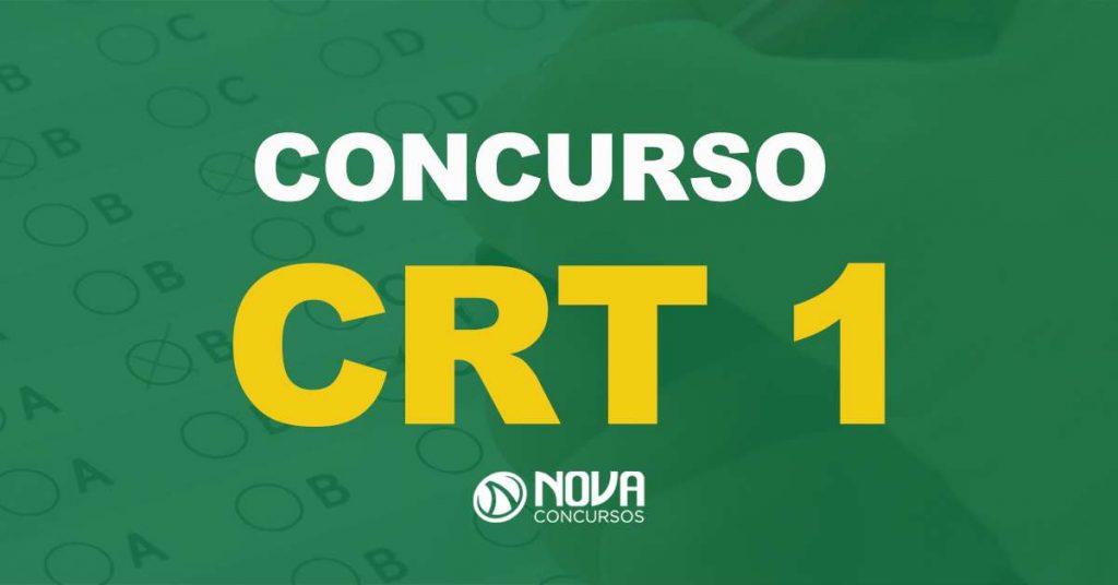 Concurso CRT 1ª Região: Edital publicado com 395 vagas!