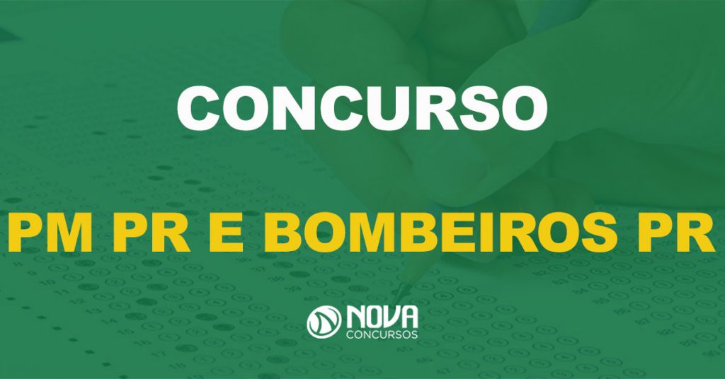 Concurso PM e Bombeiros PR: Gabaritos serão divulgados hoje (14)!