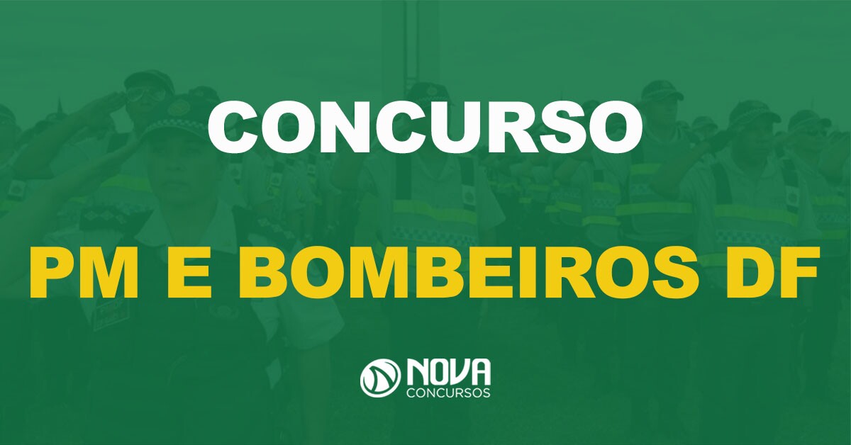 Concursos PM e Bombeiros DF: Projeto de mais contratações é promulgado!