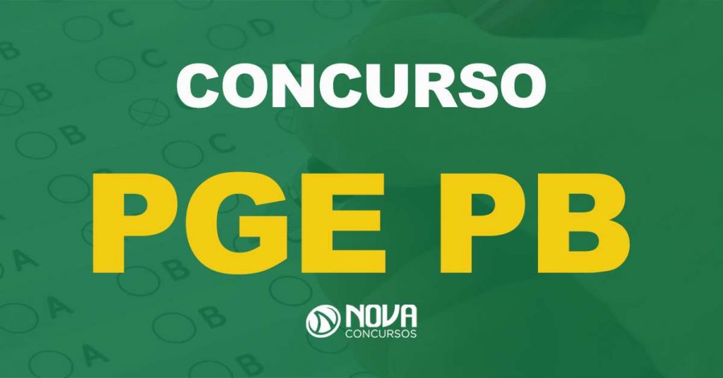 Concurso PGE PB: Inscrições são prorrogadas!