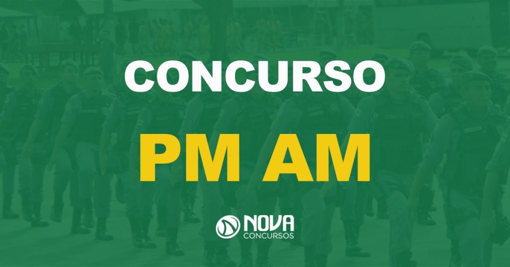 Concurso PM AM: Candidatos poderão realizar a prova em outros estados e municípios