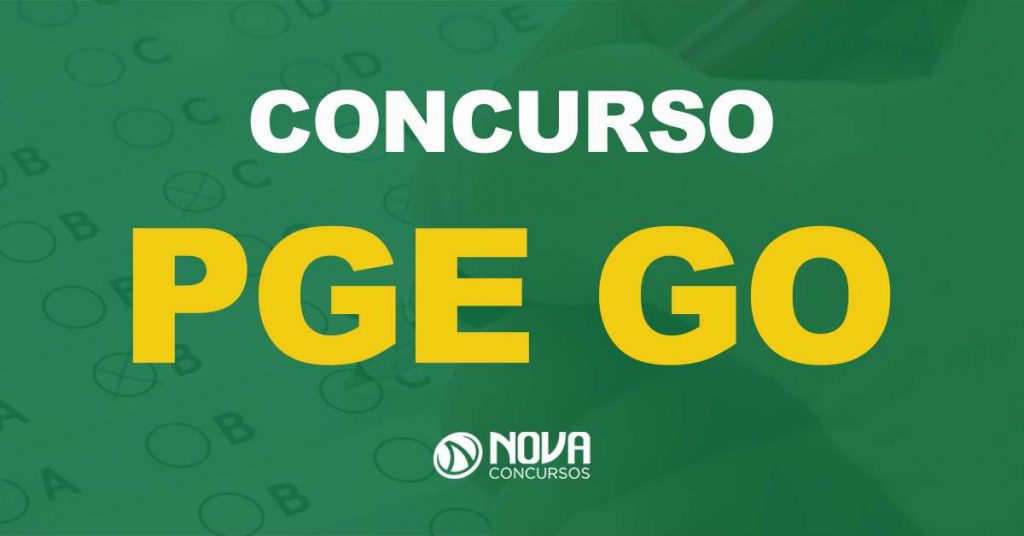 Concurso PGE GO: Banca organizadora está definida!