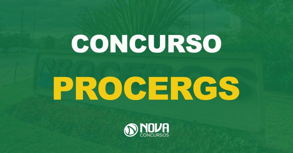 Concurso Procergs tem as inscrições prorrogadas!