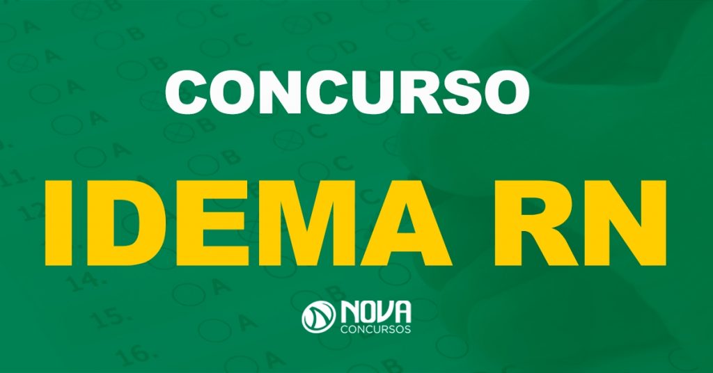 Concurso Idema RN: Novo edital tem comissão organizadora formada!