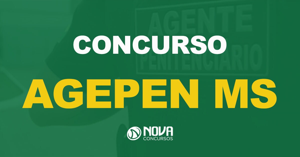Concurso Agepen MS: Número de vagas é ampliado pelo governo!